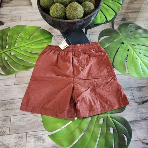 🎁EPTM Alloy NEW Men's swim shorts in a shiny fabric & elastic waist- Size Large - Picture 9 of 10